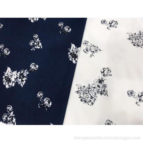 Retro Style Cotton Stretch Printed Fabric